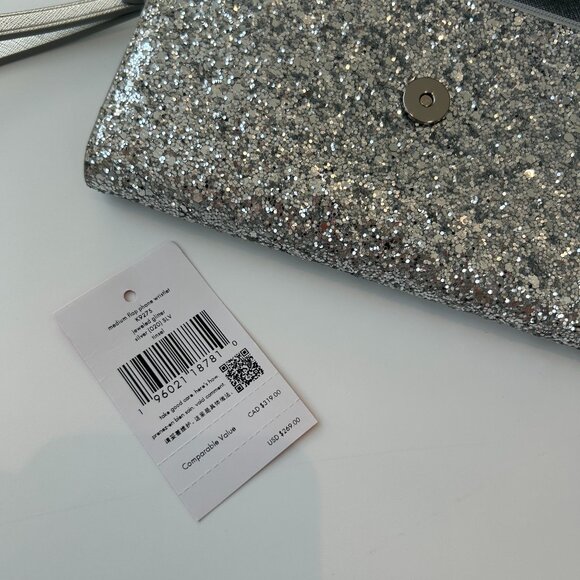 NEW Kate Spade New York Tinsel Jeweled Phone Wallet Wristlet - Picture 7 of 11